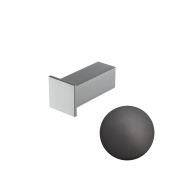 Etrusca Metropolitan Крючок одинарный 10805/30 Матовый черный от интернет-магазина Purezza 