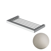 Etrusca Metropolitan Полка для полотенец 22х1.4х10.5 см 10813/60 Матовый никель от интернет-магазина Purezza 
