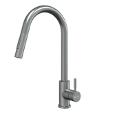 Knotlor Streamline Смеситель для кухни, цвет Сталь, арт. SS-09 от интернет-магазина Purezza 