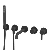 Whitecross Y YSET1240BL Смеситель для ванны скрытого монтажа, черный матовый от интернет-магазина Purezza 