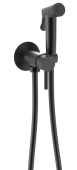 Bravat D9151BW-ENG Смеситель с гигиеническим душем, черный от интернет-магазина Purezza 