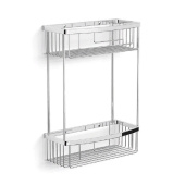 Langberger Accessories Полка прямая к стене 2-х этажная 70162 от интернет-магазина Purezza 