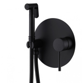 ABBER Emotion Смеситель с гигиеническим душем AF8826B Черный матовый от интернет-магазина Purezza 