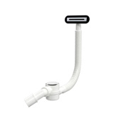 Excellent Heaven Слив-перелив для ванны ARIN.FLOW.WH Белый глянец от интернет-магазина Purezza 