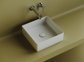 Ceramicanova Element Накладная раковина квадратная 36,1х36,1 CN6068 Белый от интернет-магазина Purezza 
