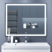 Uperwood Tanos Зеркало для ванной с подсветкой и подогревом (100*80 см) 291020224 от интернет-магазина Purezza 