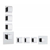 Bossini Cube Термостатический смеситель для душа с высокой пропускной способностью Z032205.030 от интернет-магазина Purezza 