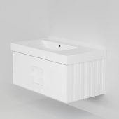 La Fenice Cubo Тумба под раковину 87.6х46.9 FNC-01-CUB-B-90 Белый матовый от интернет-магазина Purezza 
