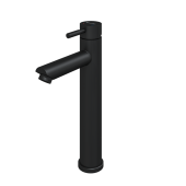 Knotlor Streamline Смеситель для раковины высокий, цвет чёрный, арт. SS-04/02 от интернет-магазина Purezza 
