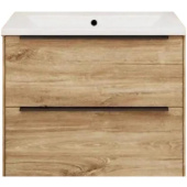La Fenice Tesoro Тумба под раковину 98.8х44 FNC-01-TES-DKK-100-2 Дуб Канзас коричневый от интернет-магазина Purezza 