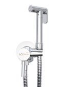 Aquame Minimal Гигиенический набор со смесителем (скрытый монтаж, латунная лейка) AQM6020CR от интернет-магазина Purezza 