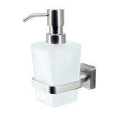WasserKRAFT Rhin Дозатор для жидкого мыла K-8799 Белый/Никель от интернет-магазина Purezza 