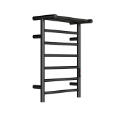 Maxonor IDEAL Электрический полотенцесушитель 680х500 PL-TRE11SS6-7 (50) Матовый черный от интернет-магазина Purezza 