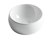 Ceramicanova Element Умывальник чаша накладная круглая 39,5х39,5 CN6001 Белый от интернет-магазина Purezza 