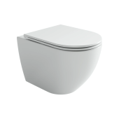 Ceramicanova Амато (Amato) Унитаз подвесной торнадо, с сиденьем микролифт, белый. арт. CN4013T от интернет-магазина Purezza 