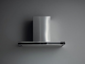 Falmec Silence LUMINA NRS 90 inox vetro nero Настенная вытяжка из нержавеющей стали со стеклом 90 см, CLMN90.00P2#NROI490F  от интернет-магазина Purezza 