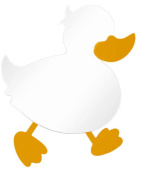 Creavit DUCKY Зеркало детское, "Утенок" 50,5х54,5 DC30035-A Желтый от интернет-магазина Purezza 