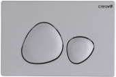 Creavit Кнопка для инсталляции SPA GP7002.00 Матовый серый от интернет-магазина Purezza 