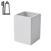 Etrusca Complementi Стакан настольный K/501/CER Белый глянцевый от интернет-магазина Purezza 