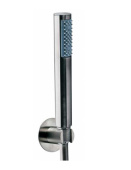 Bossini HANSGROHE ZEN/NOBU Душевой набор c ручным душем, шлангом и держателем INC003.075 Матовая нержавеющая сталь от интернет-магазина Purezza 