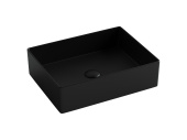 Ceramicanova Element Раковина накладная прямоугольная без перелива 47,1х36,1 CN6069MB Черный матовый от интернет-магазина Purezza 