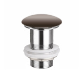 Ceramicanova Донный клапан без перелива CN2000MDB Темно-коричневый матовый от интернет-магазина Purezza 