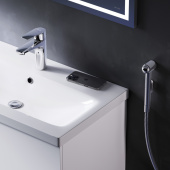 AM.PM Gem Смеситель для раковины с гигиеническим душем F90A03000 от интернет-магазина Purezza 