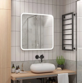 Uperwood Foster Зеркало для ванной с подсветкой и подогревом (80*80 см) 291020570 от интернет-магазина Purezza 