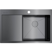 Omoikiri Akisame 78-GM-R Кухонная мойка 78x51 см 4973100 Вороненая сталь от интернет-магазина Purezza 