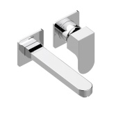 BOSSINI GILLO Внешняя часть однорычажного настенного смесителя для раковины  без донного клапана Z00732.030 от интернет-магазина Purezza 