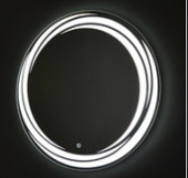 Agava Miluz LED D770 Зеркало круглое с подсветкой 77 см, c сенсором, ЗЛП60 от интернет-магазина Purezza 