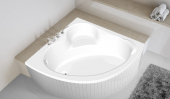 C-bath Aurora Симметричная акриловая ванна угловая 120x120 от интернет-магазина Purezza 