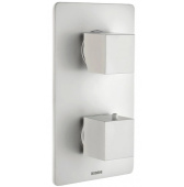 Bossini Cube Наружная часть механического смесителя для душа Z00062.045 Белый матовый от интернет-магазина Purezza 