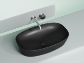 Ceramicanova Element Умывальник накладная чаша овальная 60х38 CN6049MB Черный матовый от интернет-магазина Purezza 