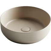 Ceramicanova Element Умывальник чаша накладная круглая 39х39 CN6022MC Капучино матовый от интернет-магазина Purezza 