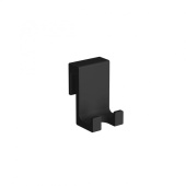 Langberger Accessories Крючок двойной для скребка на душевую кабину силикон 74183-00-02 Матовый черный от интернет-магазина Purezza 