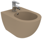 Creavit FREE Биде подвесное FE510.F0000 FE510-00CM00E-0000 Капучино матовый от интернет-магазина Purezza 