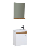 Creavit Elmaz Тумба с раковиной подвесная 45х25 EM0045.01 Белый от интернет-магазина Purezza 