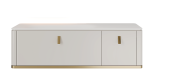 Maxonor SAPPHIRE Тумба со столешницей и раковиной 150х52 SAPPHIRE-150-WH-BASE Перламутровый белый/Золото от интернет-магазина Purezza 