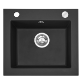 Rea West Кухонная мойка 48,5x44 см ZLE-00120 Черный от интернет-магазина Purezza 