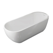 Maxonor FUTURO Акриловая ванна 1700х700х600 PL-BT1709 Белый от интернет-магазина Purezza 