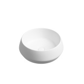 Ceramicanova Maya Раковина накладная круглая 40х40 CN12004MW Белый матовый от интернет-магазина Purezza 