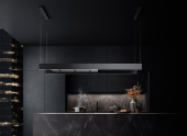 FALMEC LIGHT ISOLA 120 Островная вытяжка 1200 мм, сатинированный чёрный, CLTI20.E0P2#NRSN451F от интернет-магазина Purezza 