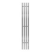 Terminus Стойка QUATRO профиль Электрический полотенцесушитель 1400х210 4670078557292 Черный муар от интернет-магазина Purezza 