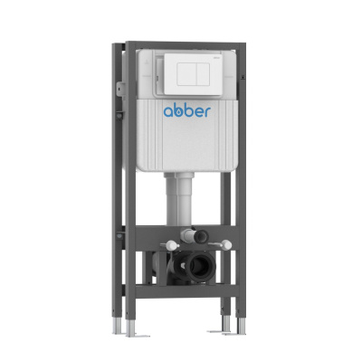 ABBER Инсталляция двойная самонесущая для двух подвесных унитазов AC0106 от интернет-магазина Purezza 