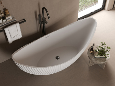 Maxonor FLOR Акриловая ванна 1800х800х750 PL-BT2810 Белый от интернет-магазина Purezza 