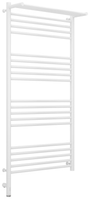 Сунержа Богема с полкой 3.0 Электрический полотенцесушитель 1200х600 Белый от интернет-магазина Purezza 