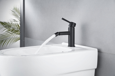 Maxonor SUPERIOR Смеситель для биде PL5087-7 Матовый черный от интернет-магазина Purezza 