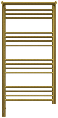 Сунержа Богема с полкой 3.0 Электрический полотенцесушитель 1000х500 Состаренная бронза от интернет-магазина Purezza 