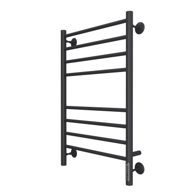 Terminus Аврора П8 Электрический полотенцесушитель 800х500 4670078527493 Матовый черный от интернет-магазина Purezza 